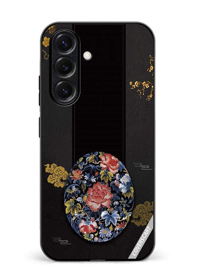 VR CREATIVE Protective Case Cover For Samsung Galaxy S25 Flower Design Multicolour