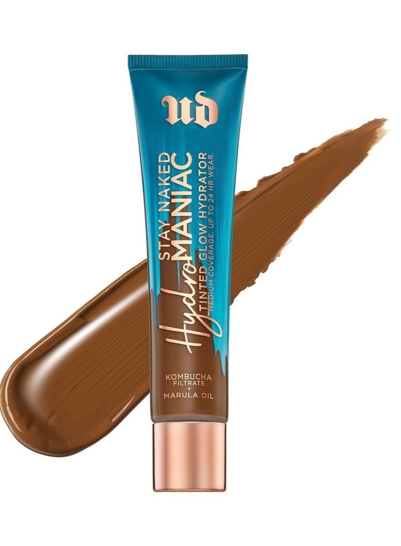 Urban Decay Hydromaniac Glowy Tinted Hydrator Foundation 80 - Deep Warm 35ml - Image 1