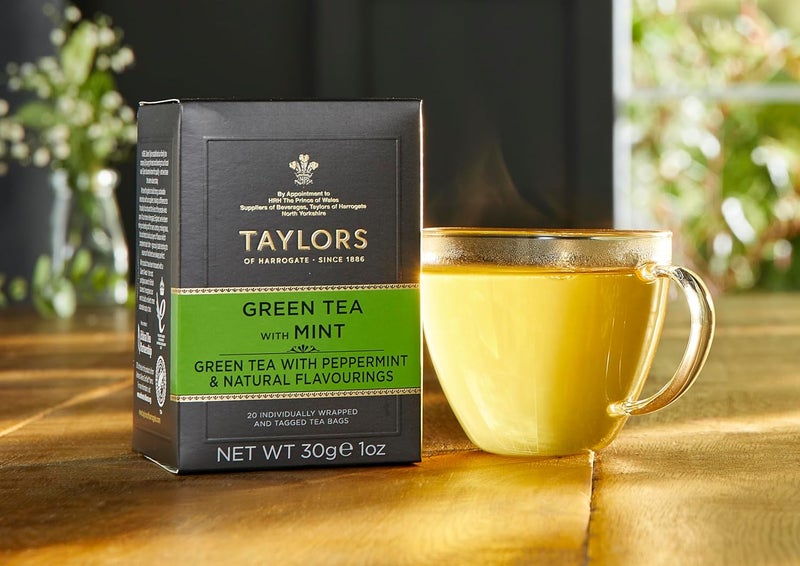 Taylors of Harrogate Green Tea with Mint - 20 Tea Bags - Image 3