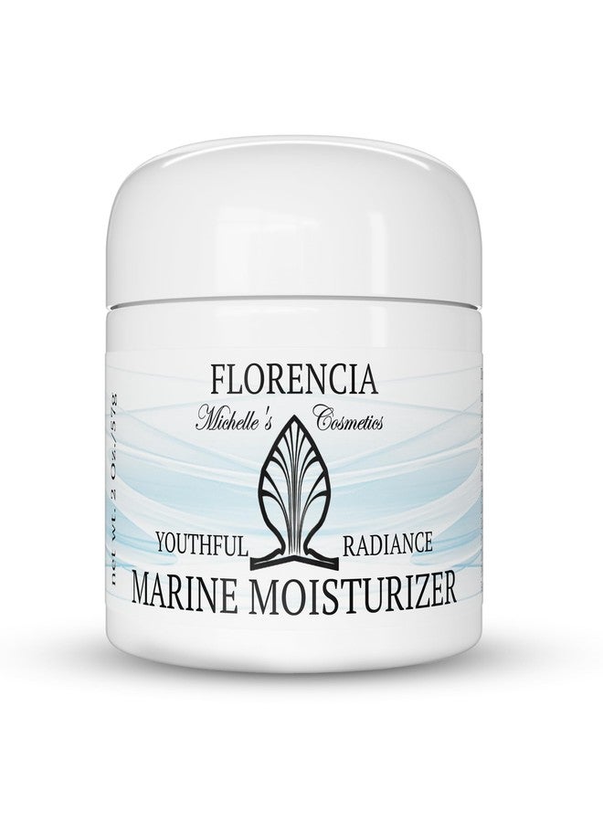 Florencia Marine Moisturizer - Youthful Radiance Face & Neck Cream - Hydrating, Wrinkle-Reducing, Firming Cream with Hyaluronic Acid for Men & Women, 2 oz - Image 1