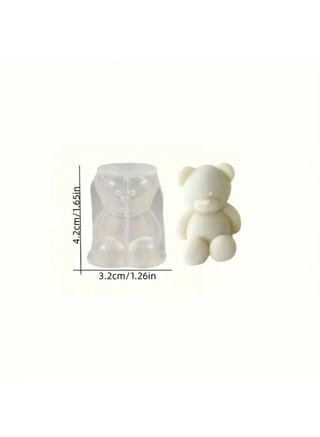 Sit Stand Bear Silicone Mold For DIY Crafting Home Decor And Jewelry - Image 1
