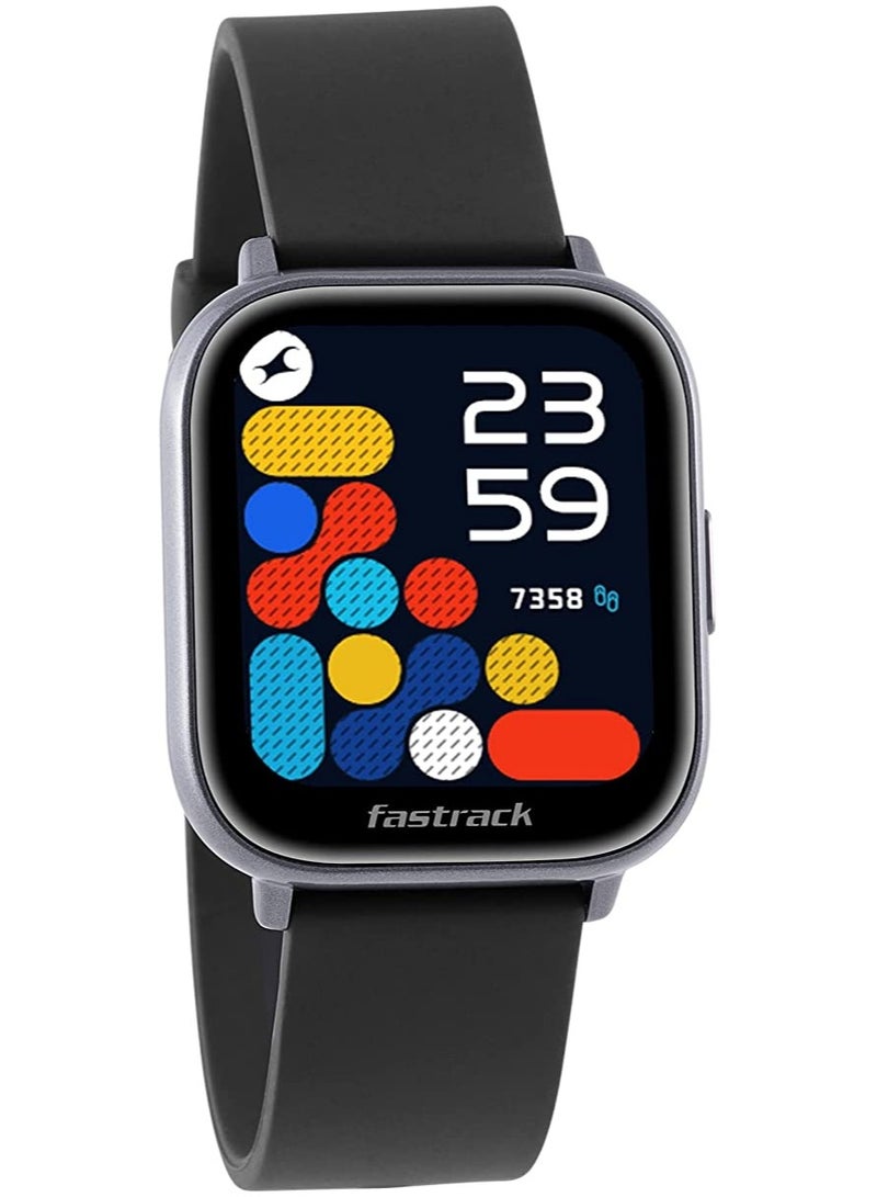 fastrack TITAN Fastrack Reflex Vybe Black Smart Watch HD Display Black - Image 1