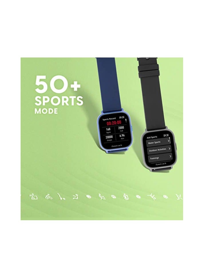 fastrack TITAN Fastrack Reflex Vybe Black Smart Watch HD Display Black - Image 3