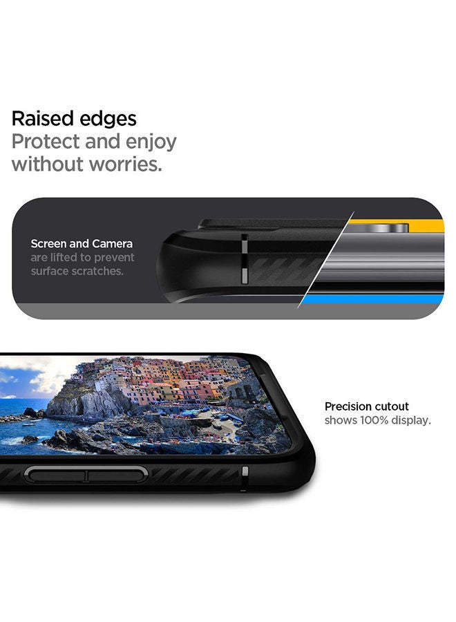 NIBEMINENT Protective Rugged Armor Case For Samsung Galaxy S20 Plus Matte Black - Image 5