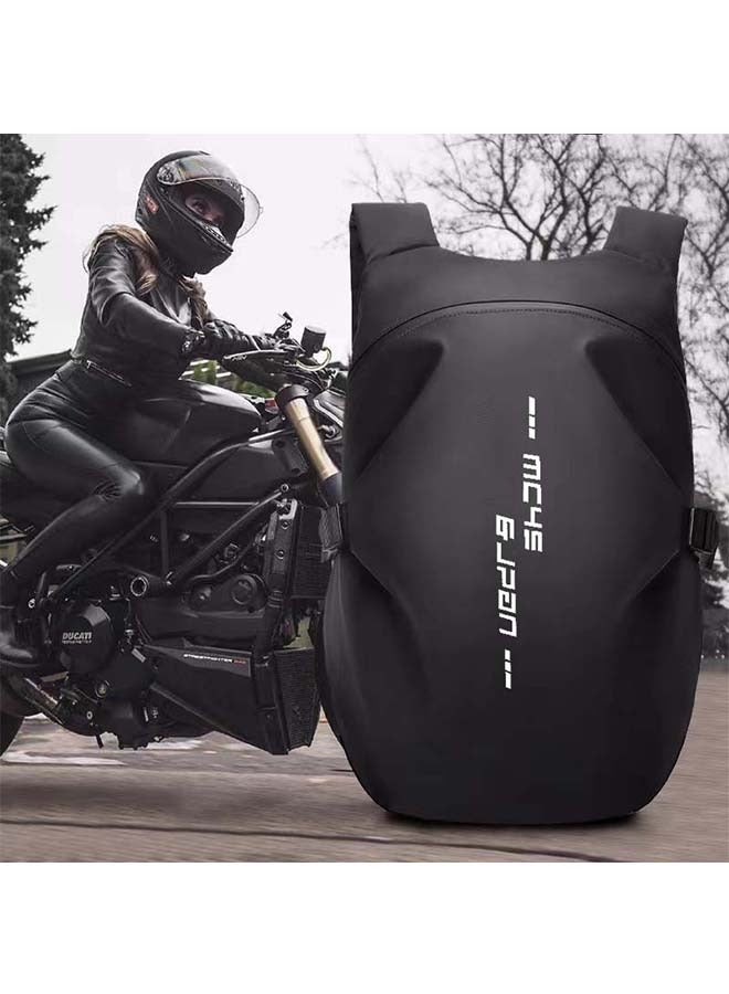 Unisex Multifunctional Backpack Cycling Bag with Waterproof Helmet Bag Large Capacity Scientific Partitioning Rolling Suitcase Attachment Comfortable Back Padding Lightening Load Ideal for Short Trips - Image 1