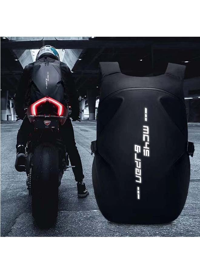 Unisex Multifunctional Backpack Cycling Bag with Waterproof Helmet Bag Large Capacity Scientific Partitioning Rolling Suitcase Attachment Comfortable Back Padding Lightening Load Ideal for Short Trips - Image 2