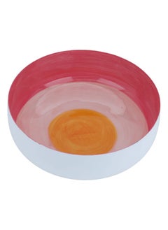 Alsaif Gallery Small deep pink steel round serving plate  - Image 2