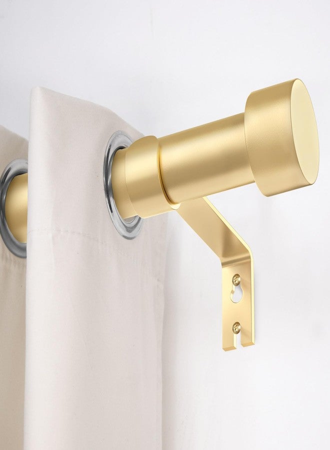 Time Forest 2 Pack Curtain Rods for Windows 48 to 84 Inch(4-7ft), 1 Inch Gold Curtain Rods Set, Adjustable Heavy Duty Curtain Rod, Outdoor Curtain Rods for Patio Bedroom, Modern Style Drapery Rods, Size 32"- 90" - Image 4