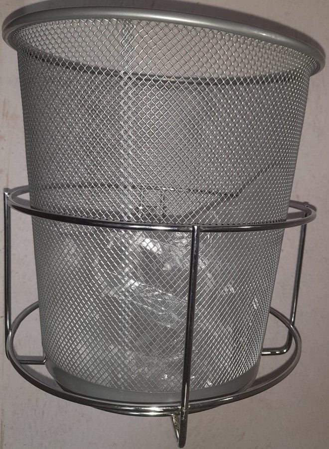 Portible High Grade Stainless Steel Bin Holder Dust Bin Holder Modular Kitchen Fixture (pack of 1). - Image 2