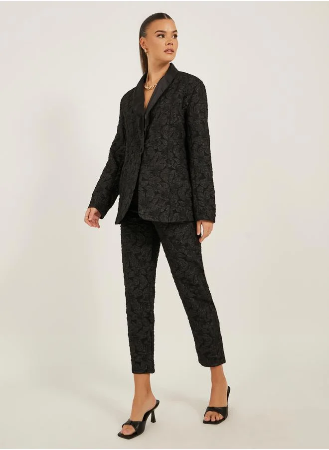 ستايلي REGULAR FIT REGULAR LENGTH JACQUARD BLAZER 73 CM