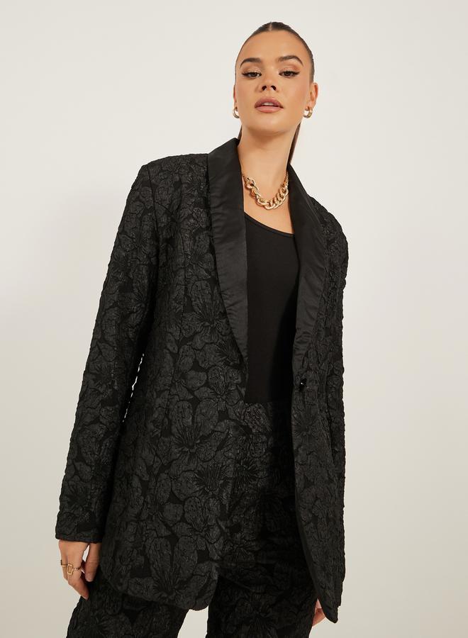 Styli REGULAR FIT REGULAR LENGTH JACQUARD BLAZER 73 CM  - Image 5