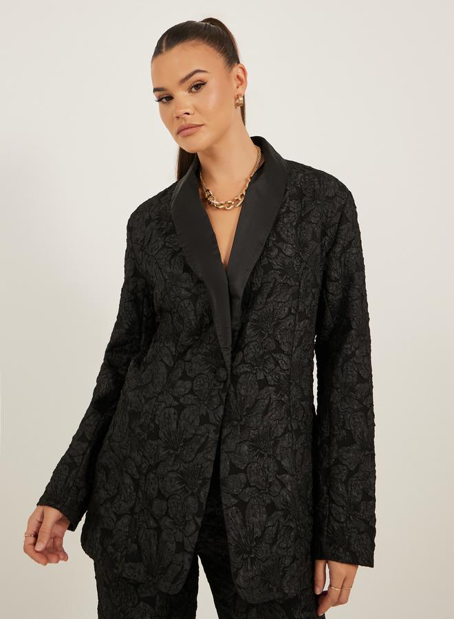 Styli REGULAR FIT REGULAR LENGTH JACQUARD BLAZER 73 CM  - Image 1