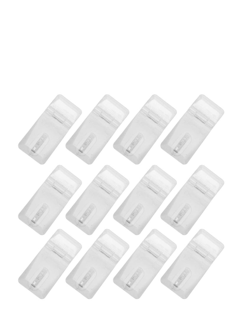20 Sets Mini Hinge Hasp Acrylic Hasp Buckle Box Clear Hinge Latch Hasp Lock Hinge Latch Buckles for Mini Doors, Jewelry Box, Mini Cabinet  - Image 4
