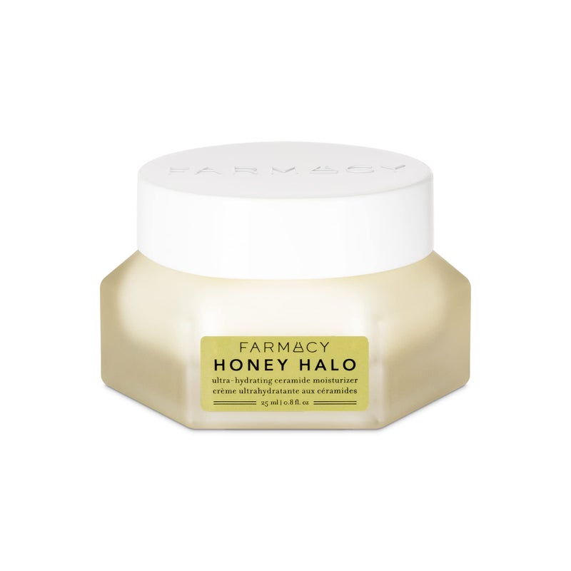 Farmacy Ceramide Face Moisturizer - Honey Halo Hydrating Facial Moisturizer for Dry Skin - Plumps, Soothes + Restores Skin with Potent Ceramides + Buckwheat Honey for a Dewy, Healthy Glow (25ml) - Image 1