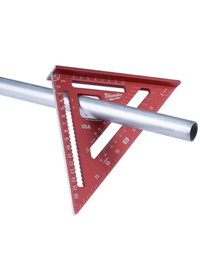 Milwaukee 7 In. Magnetic Rafter Square Easy to Read MLSQM070 - Image 3