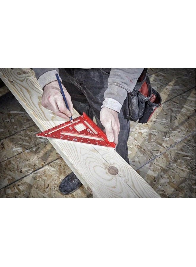 Milwaukee 7 In. Magnetic Rafter Square Easy to Read MLSQM070 - Image 4