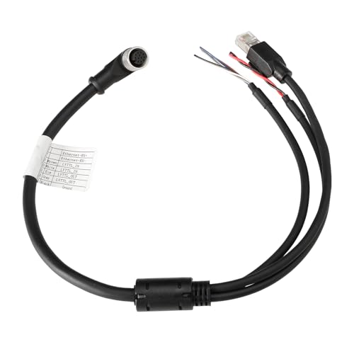 HangTon Cable for DJI Livox Mid360 LiDAR Sensor Power Network Ethernet to Computer Debug M12 Aviation Connector 12 Pin Female Right Angle to RJ45 Flying Leads 50cm - Image 3