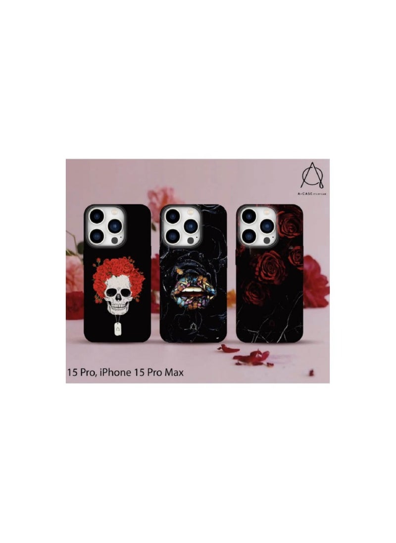 A-CASE - A-Case It's My Case Suslu Series Full Protection Case for iPhone 15 Pro, Slim Lightweight TPU Shockproof Cover, Precise Fit, Stylish Gift Packaging, Designed in Turkey – Butterfly - Image 1