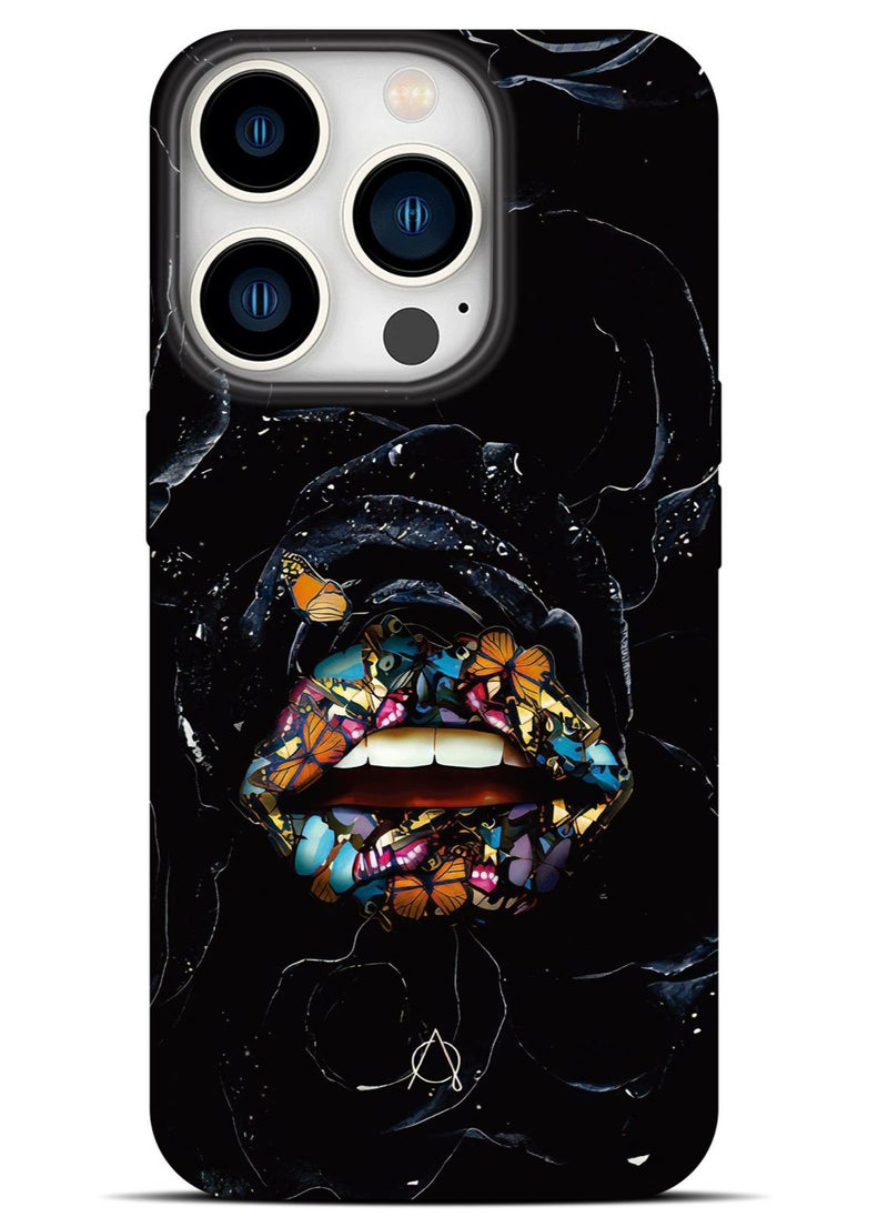 A-CASE - A-Case It's My Case Suslu Series Full Protection Case for iPhone 15 Pro, Slim Lightweight TPU Shockproof Cover, Precise Fit, Stylish Gift Packaging, Designed in Turkey – Butterfly - Image 1