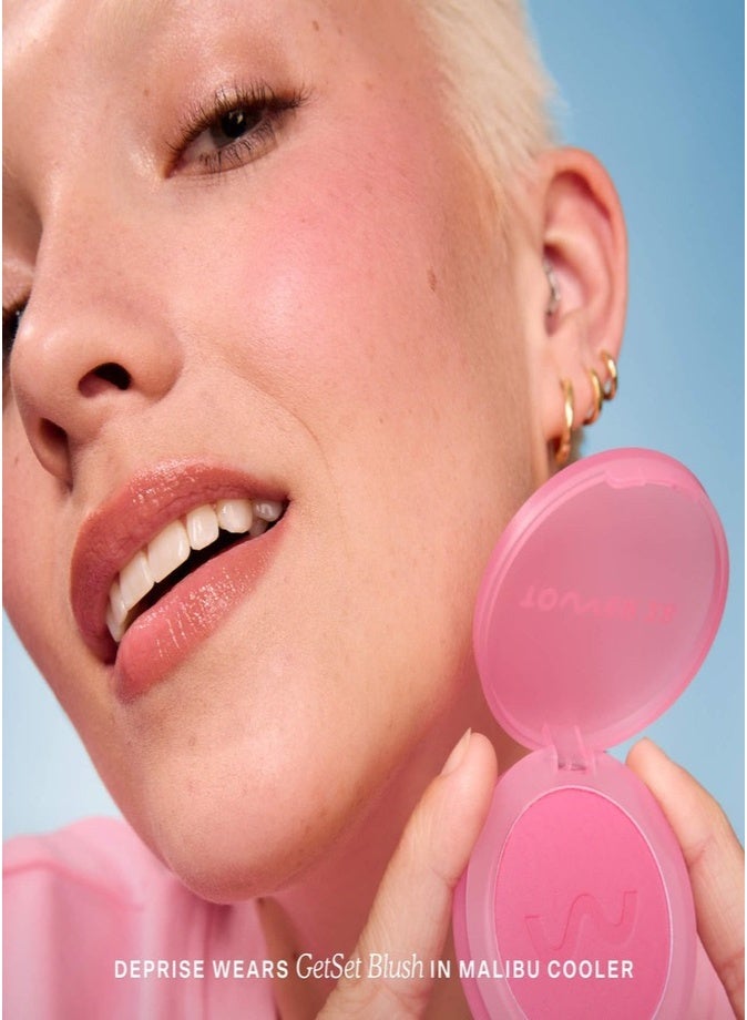 Tower 28 GetSet Matte Setting Powder Blush ,   Malibu Cooler 4g – Long-Lasting Shine Control & Natural Finish - Image 2