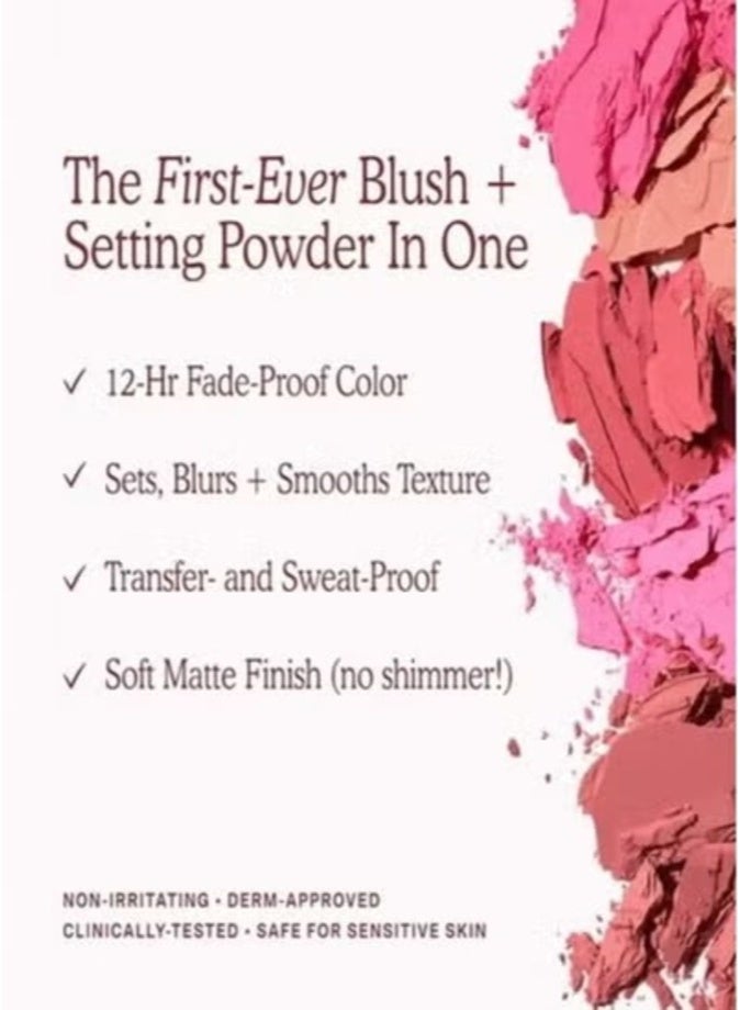 Tower 28 GetSet Matte Setting Powder Blush ,   Malibu Cooler 4g – Long-Lasting Shine Control & Natural Finish - Image 5