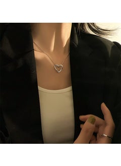 Generic 2024 Korean Fashion Heart Sweater Necklace for Women Simple love necklace 