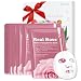 CAKAILA 8 Pack Rose Face MaskPink Face Masks Skincare Spa Day Kit SuppliesSpa Party Favors for WomenSheet Facial Mask Skincare Gifts SetMoisturize Soothe for All Skin Types - Image 2