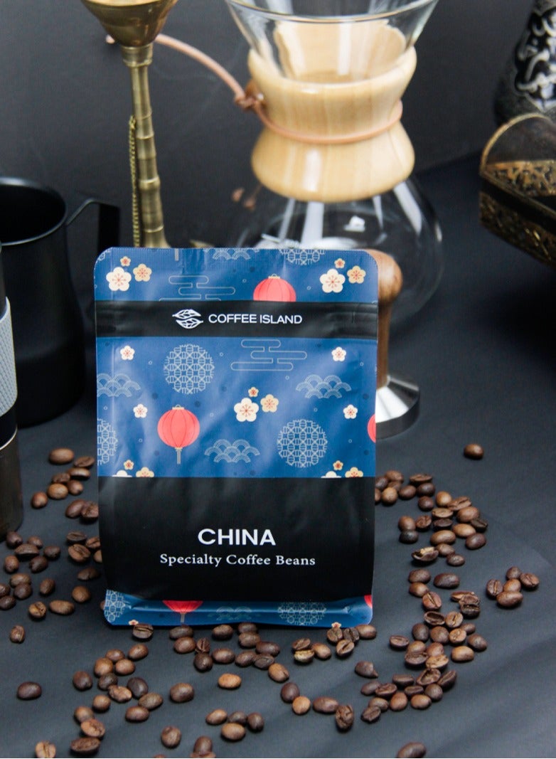 تيلاند جزيرة القهوة الصين يونان قهوة خاصة ، أرابيكا 100٪ ، تحميص متوسط ، جوزي ، فاكهي ، ونكهة عشبية ، درجة SCA 84 ، 250 جرام - Image 3