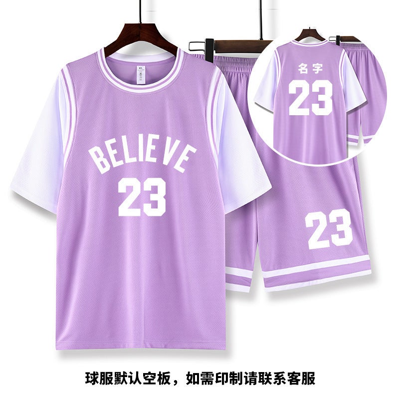 Basketball Uniforms For Girls, Student Class Uniforms, Men'S Jerseys, Competition Training Uniforms, Printed - Image 3
