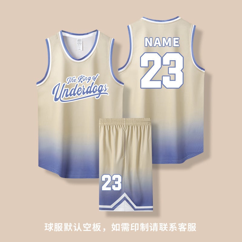 Basketball Uniforms For Girls, Student Class Uniforms, Men'S Jerseys, Competition Training Uniforms, Printed - Image 1