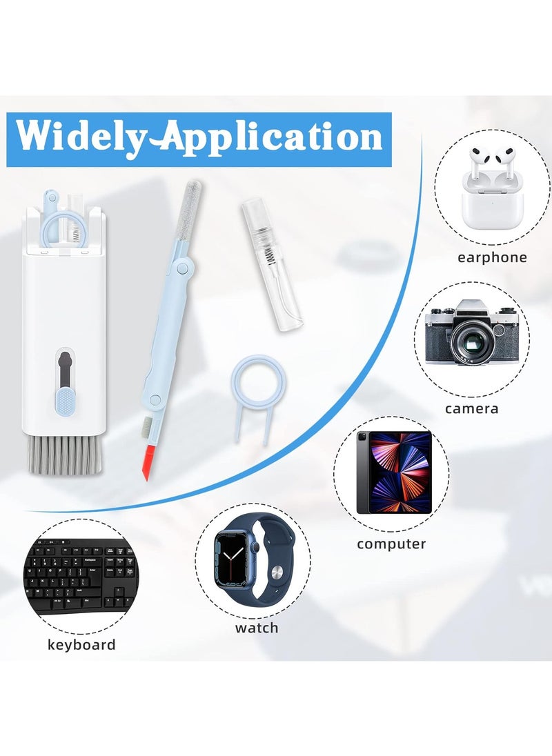 Generic 7 in 1 Electronics Cleaning Kit, Keyboard Cleaner for Cleaning Laptop, Screen, Cell Phone, Bluetooth, Headphone, Lego, AirPods, Laptop Camera Lens (Blue)  - Image 2