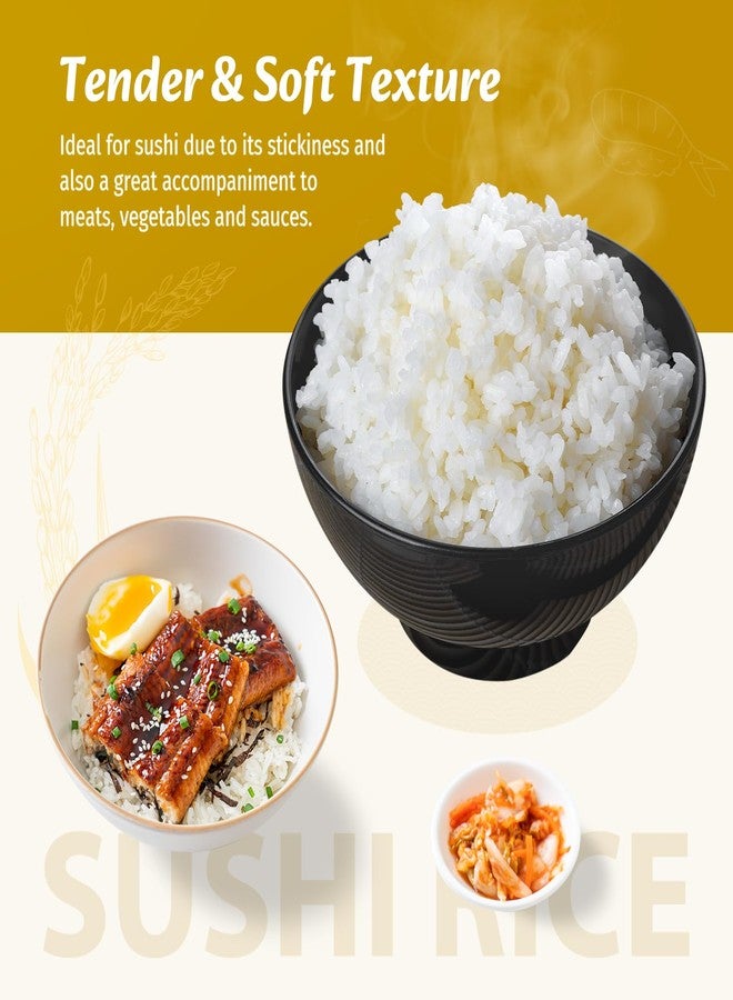 Soeos Sushi Rice, Medium Grain Rice, Sticky Rice for Sushi Rolls and Japanese Food, 2 Pound (32 Ounce) - Image 5