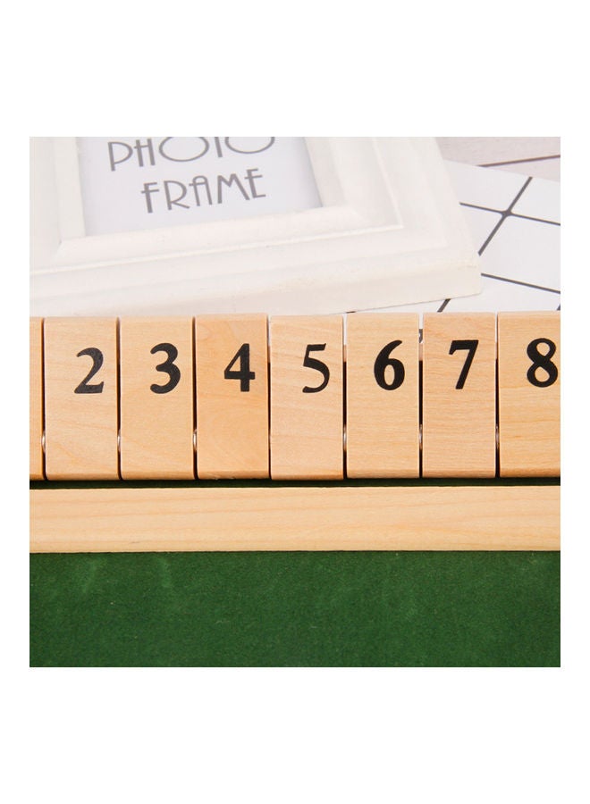 NIBEMINENT Wooden Flaps And Dices Game - Image 2