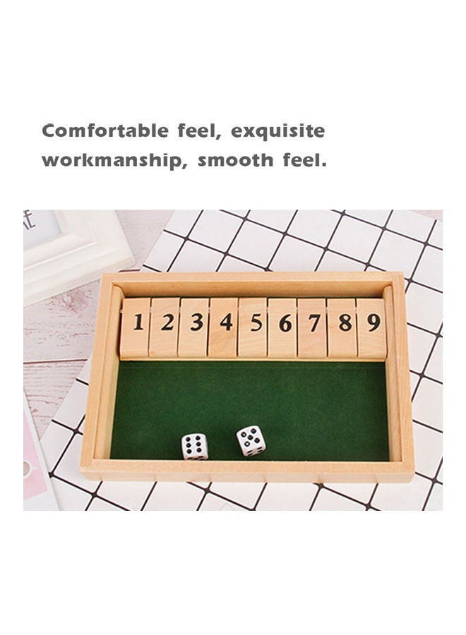 NIBEMINENT Wooden Flaps And Dices Game - Image 4