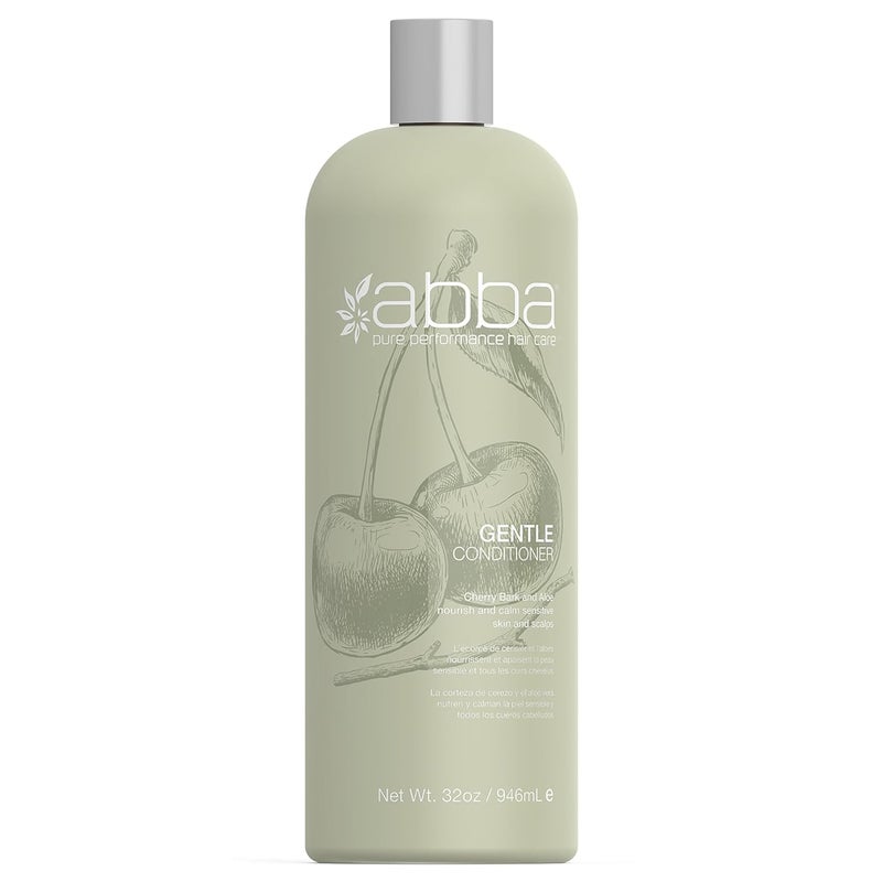 ABBA Gentle Conditioner, Cherry Bark & Aloe, 32 Fl Oz