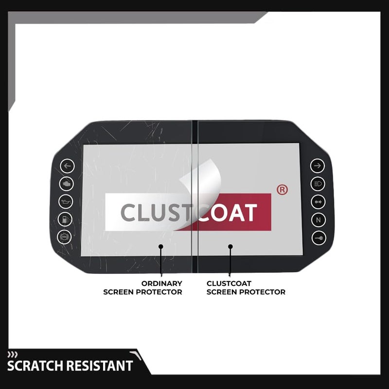 CLUSTCOAT 9H Nano Glass Motorcycle Dashboard Screen Protector for KTM DUKE 200 2025+ / DUKE 250 2025+ / DUKE 390 2024+ / 250 ADVENTURE 2025+ /390 ADVENTURE S 2025+ / 390 ADVENTURE X 2025+ / Husqvarna Svartpilen 401 2024+ - Image 3
