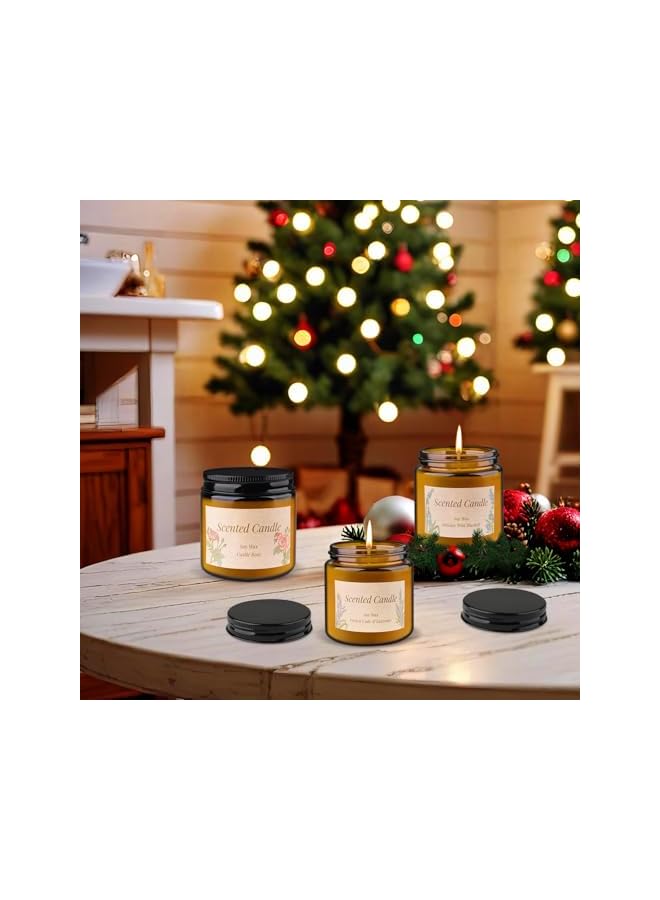 The Bros Scented Candles Gift Set for Women, 3Pack Natural Soy Wax 3.5oz of Bluebell, Rose and Lavender, Candle Set are Easy to Carry for Stress Relief of The Body for Birthdays, Yoga, Bath - Image 5