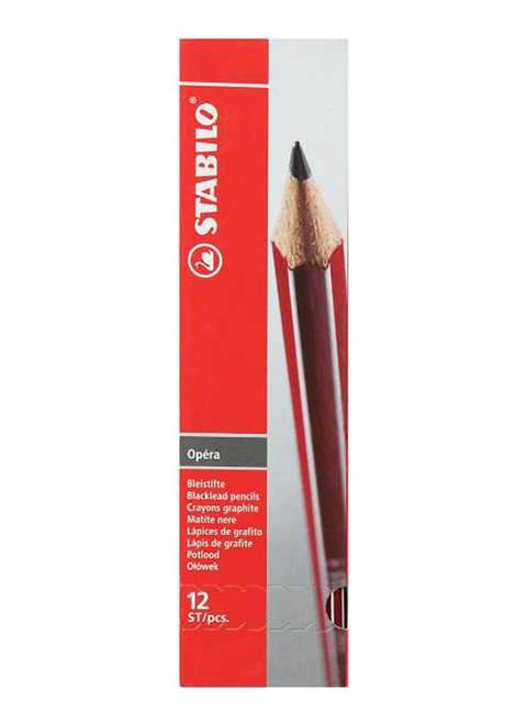 Pencil 4B Suitable For Classroom Red