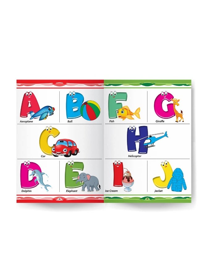 ABC Colouring Book for Age 2-3 years - Colourful and Fun Activities for Kids - Children growth and development book -Paperback, 5 June 2022  - Image 4