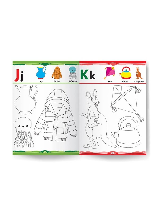 ABC Colouring Book for Age 2-3 years - Colourful and Fun Activities for Kids - Children growth and development book -Paperback, 5 June 2022  - Image 5