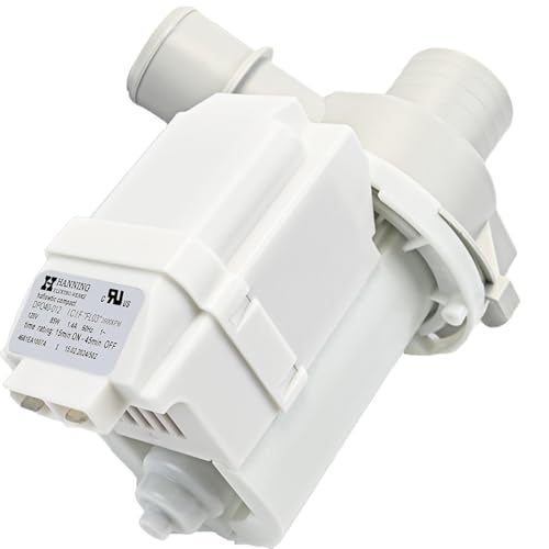 Garsoo DP040-012 4681EA1007A 5859EA1004F 5859EA1004G 5859EA1004P Drain Pump (OEM) Compatible with LG Washer, Kenmore, GE washer drain pump, Fits for WT1101CW WT1201CV WT1201CW WT4870CW WT7200CW WT5001CW, etc - Image 1