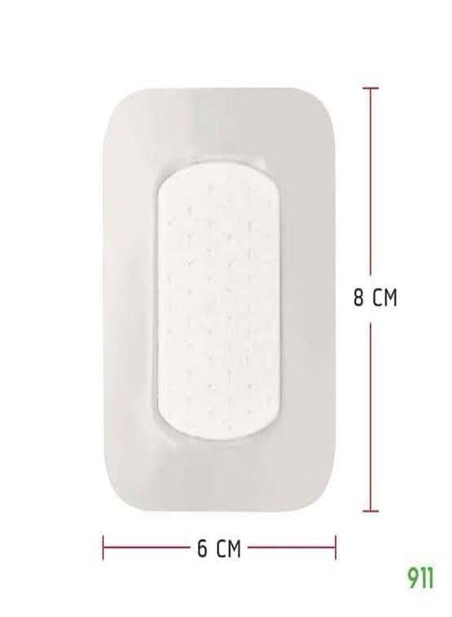 Border Post-Op Dressing | High Flexibility Surgical Dressing for Joints | Self-Adhesive Silicone Border | Absorbent Pad for Exuding Wounds | 6 × 8 cm (2.4 × 3.1 in) - Image 3