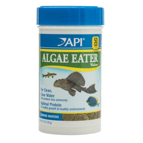 API ALGAE EATER WAFERS Algae Wafer Fish Food 3.7-Ounce Container - Image 1