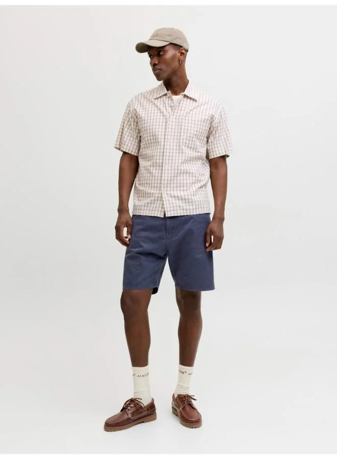JACK & JONES Navy Blazer Casual Chino Shorts for Men | Best Price UAE