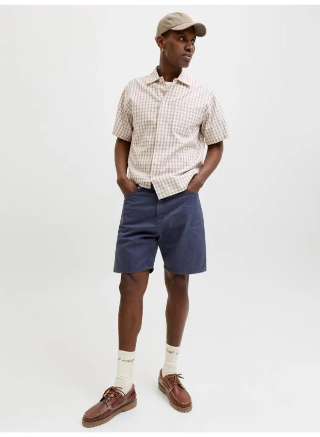 JACK & JONES Navy Blazer Casual Chino Shorts for Men | Best Price UAE