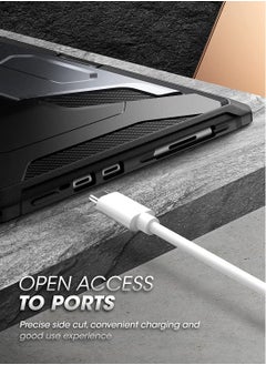 SupCase Unicorn Beetle Pro Series Case for Microsoft Surface Pro 8 (2021), with Built-in Kickstand Rugged Protective Case Compatible with Type Cover Keyboard (Black)  - Image 4