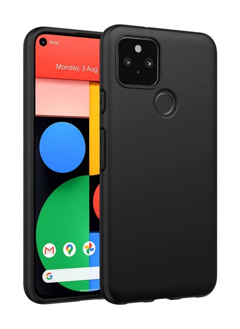 Protective Case for Google Pixel 5 Soft TPU Back Cover Flexible Lightweight for Google Pixel 5 Black