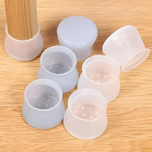 Garth Silicone Chair Leg Floor Protectors | Furniture Pads Chair Legs Caps for Protect Floors from Scratches | Furniture Leg Caps Non Slip Reduce Noise | Protecting Floors from Scratches (4 pc) - Image 2