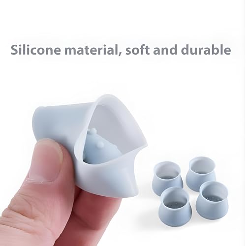 Garth Silicone Chair Leg Floor Protectors | Furniture Pads Chair Legs Caps for Protect Floors from Scratches | Furniture Leg Caps Non Slip Reduce Noise | Protecting Floors from Scratches (4 pc) - Image 3