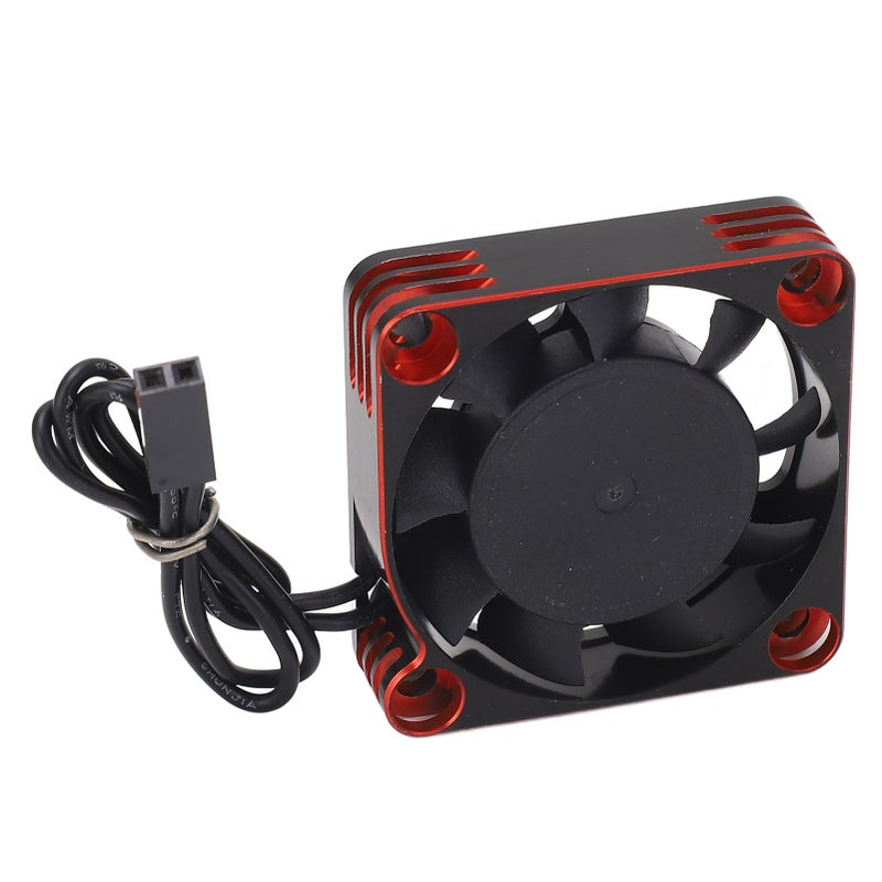 RC Car Motor Cooling Fan Universal 40x40mm 15000RPM RC ESC Heatsink Fan for AXIAL for Traxxas for HSP for Redcat for HPI DC 5‑9V Red - Image 5
